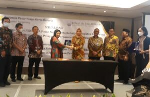 Tingkatkan Pelayanan, Perumda Pasar NKR Kabupaten Tangerang Teken MoU dengan PT Bina Sentra Purna