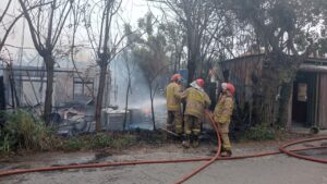Gudang Tiner di Teluknaga Ludes Terbakar