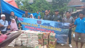 APDESI Kabupaten Tangerang Salurkan Bantuan Untuk Korban Gempa di Cianjur