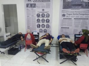 Peringati HUT RI ke-79, PWI Gandeng PMI Gelar Donor Darah