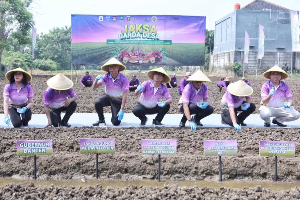 Wujudkan Kemandirian Pangan, Kejagung RI Luncurkan Program Strategis Jaga Desa di Kabupaten Tangerang