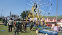 Satpol – PP Tutup Pasar Malam di Alun – Alun Teluknaga