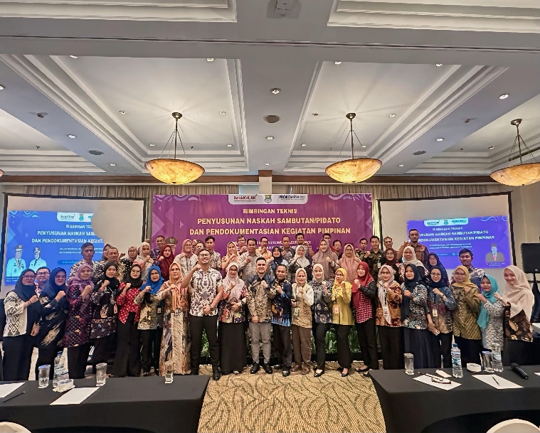 Tingkatkan SDM Perangkat Kecamatan dan Kelurahan, Bagian Prokopim Setda Kabupaten Tangerang Gelar Bimtek Penyusunan Naskah Pidato dan Pendokumentasian Kegiatan Pimpinan